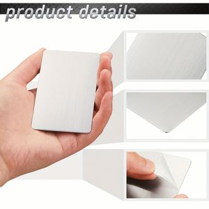 Tarjetas de Visita de Acero Inoxidable 304 con Logotipo Grabado e Impresión Personalizada, MOQ Bajo - Tarjetas de Identidad Premium para Directores Ejecutivos - Product Image 4