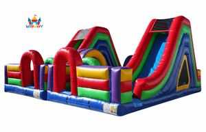 Equipo de carrera de obstáculos inflable para niños, 1 pieza, bolsa de lona de PVC fuerte, Kits de reparación a la venta, Unisex personalizado - Product Image 2