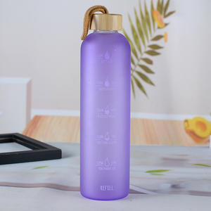 Nueva botella de agua con <span class=keywords><strong>gafas</strong></span> degradadas, tazas coloridas, taza de agua helada creativa portátil para hombres y mujeres - Product Image 5