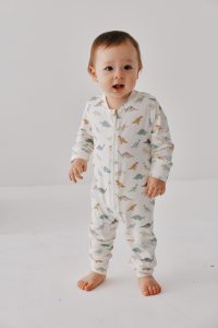 Mono <span class=keywords><strong>de</strong></span> Bebé Unisex <span class=keywords><strong>de</strong></span> Fibra <span class=keywords><strong>de</strong></span> Bambú con Cremallera, Estampado Personalizado al por Mayor, <span class=keywords><strong>Ropa</strong></span> para Recién <span class=keywords><strong>Nacido</strong></span> Cómoda, Naturalmente Esterilizable, Suave y Lisa - Product Image 2
