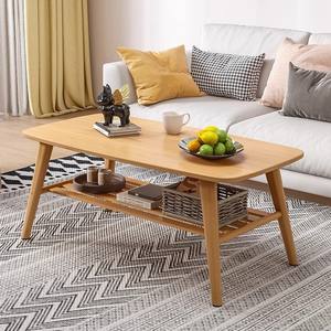 <span class=keywords><strong>Table</strong></span> basse <span class=keywords><strong>moderne</strong></span> simple à double couche en bois massif nouveau modèle <span class=keywords><strong>de</strong></span> <span class=keywords><strong>table</strong></span> à thé <span class=keywords><strong>de</strong></span> ferme pour petit appartement maison salon meubles - Product Image 1