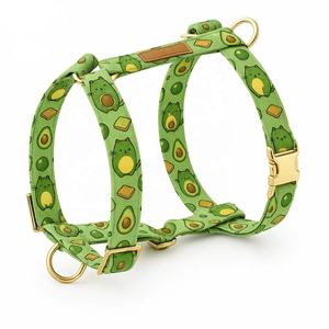 安全 脱出防止 引っ張り防止 キャンバス ピンク デザイナー ドッグハーネス ベスト リバーシブル カスタム卸売 大型犬・中型犬・小型犬用ハーネス - Product Image 3