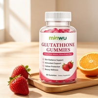 Complément de Gommes à la Vitamine C et au Glutathion Sans Sucre et Sans Gluten pour le Bien-être Naturel et la Beauté des Femmes, 180g