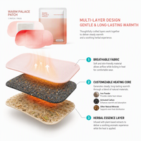 Patch de moxibustion vapeur personnalisé pour le soin utérin, le confort menstruel et le réchauffement corporel, autocollant botanique auto-chauffant, fabrication usine