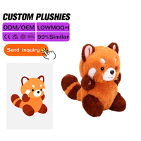 Jouet en peluche girafe personnalisable, brodé, rembourrage en coton PP, fabrication OEM ODM sur commande, petite série, pour présentation en boutique de cadeaux