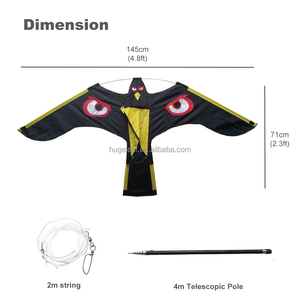 Protecteur de ferme, <span class=keywords><strong>cerf</strong></span>-<span class=keywords><strong>volant</strong></span> réaliste en forme de faucon, <span class=keywords><strong>effaroucheur</strong></span> d'oiseaux avec tige télescopique - Product Image 2