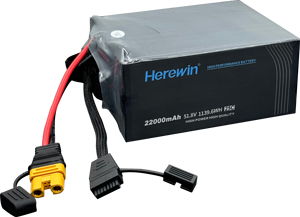 Herewin 14S 51.8V 22000mAh 20C NCM LiCoO2 고출력 리튬폴리머 배터리 (농업 및 훈련용 드론 UAV) - Product Image 5