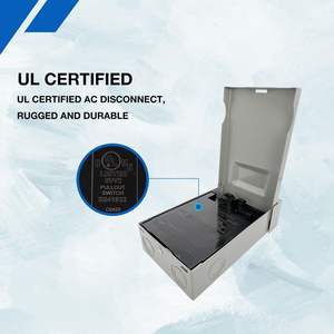 صندوق فصل كهربائي خارجي من الفولاذ الثقيل لأنظمة التكييف من YOD، معتمد وفق معيار NEMA 3R، متوفر بالجملة للمقاولين والموزعين - Product Image 3