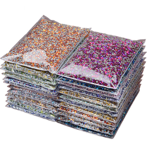 Cristales de Vidrio Ecológicos Yantuo, Planos, de 12 Facetas, para Fijación en Caliente, 14400 Piezas, Forma de Ojo de Caballo, 14mm, para Decoración de Uñas y Prendas - Product Image 3