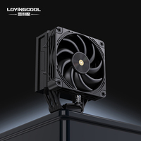 Ventilateur de refroidissement CPU en cuivre LOVINGCOOL 120 mm ATX, 6 caloducs, roulement fluide, faible bruit pour jeux informatiques