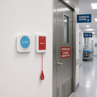 Panel de Control Inalámbrico Inteligente para Llamadas de Enfermería, Impermeable, para Hospitales, Controlador de Cabecera de Cama para Pacientes, Red IP, Marca Yarward Healthcare