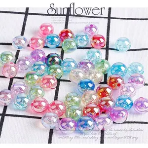 500g/bag 2000Pcs Acrylic Bead Jewelry Clear Acrylic Beads For Jewelry Making