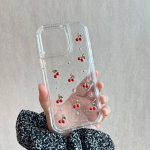 Commercio all'ingrosso donna uso Custom resina epossidica TPU Hard PC telaio 3 in 1 custodie protettive del telefono <span class=keywords><strong>per</strong></span> iPhone 17 16 15 14 13 12 11 Pro Max Plus - Product Image 4