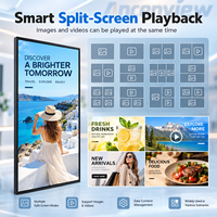 Écran publicitaire numérique intelligent Android HD de 24, 27 et 32 pouces pour aéroport, centre commercial, clinique