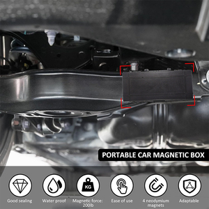 Portable Magnet Small Toolbox Outdoor ABS Plastic Camping <strong>Tactical</strong> Safety Storage <strong>Box</strong> Hidden Waterproof Magnetic <strong>Box</strong> for Car - Product Image 3