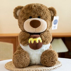 Juguete de Peluche de Dibujos Animados Súper Suave, <span class=keywords><strong>el</strong></span> <span class=keywords><strong>Osito</strong></span> con una Jarra de Miel, Linda Oveja Suave, Juguete de Peluche Unisex para Aliviar <span class=keywords><strong>el</strong></span> Estrés, Nuevo Diseño - Product Image 2