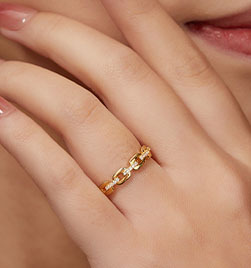 Anillo de Plata de Ley Sólida S925 con Cadena y Moissanita Fina, Diseño de Lujo 2026 Cold Wind, Apilable, para Mujer, Anillo para el Dedo Índice - Product Image 5
