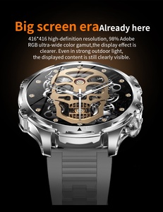 Ngoài Trời Thể Thao Thông Minh Đồng Hồ AK75 1.85Inch Đèn Pin 700MAh Pin Lớn IP67 Không Thấm Nước Người Đàn Ông Đồng Hồ Bt Gọi AK75 Smartwatch - Product Image 4