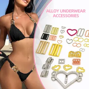 Aangepaste Zee Water Weerstaan Strandkleding Bikini Badmode Bh Hardware Bulckes Accessoires