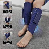 Masseur de jambes et mollets à compression d'air sans fil portable 510k, compresse chaude, favorisant la circulation sanguine, vente chaude