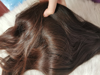 HAIRPRO Cheveux humains vierges 100% naturels, couleur brun clair, cheveux bruts en vrac pour tressage, cheveux en vrac pour enfants sans trame, Chine