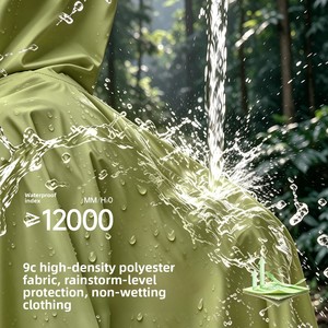 Cape de pluie longue <span class=keywords><strong>tout</strong></span>-en-un pour vélos <span class=keywords><strong>électrique</strong></span>s, imperméable, adaptée aux adultes, unisexe, stock disponible en gros, Guangdong - Product Image 4