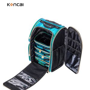 Maletín de Maquillaje con Ruedas, de Cuero PU Verde Brillante, Personalizado y Duradero, para Cosméticos y Belleza, Modelo KC-P42L de FAMA Factory - Product Image 5