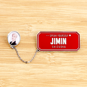 Al por mayor, insignias de solapa personalizadas de metal con logo de Bangtan Boys, de esmalte duro, para mochilas y bolsos - Product Image 2