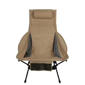 كرسي شاطئ/تخييم خفيف الوزن من الألومنيوم قابل للتعديل محمول قابل للطي بلون واحد تصميم عصري للبيع بالجملة للاستخدام الخارجي - Product Image 4