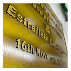 <span class=keywords><strong>Plaque</strong></span> commémorative extérieure personnalisée en bronze, <span class=keywords><strong>plaque</strong></span> en aluminium gravée, <span class=keywords><strong>plaque</strong></span> funéraire en laiton et bronze, marqueur de tombe - Product Image 1