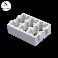 Brique de support en fil de céramique de mullite, résistante à la chaleur, pour four électrique industriel et traitement thermique