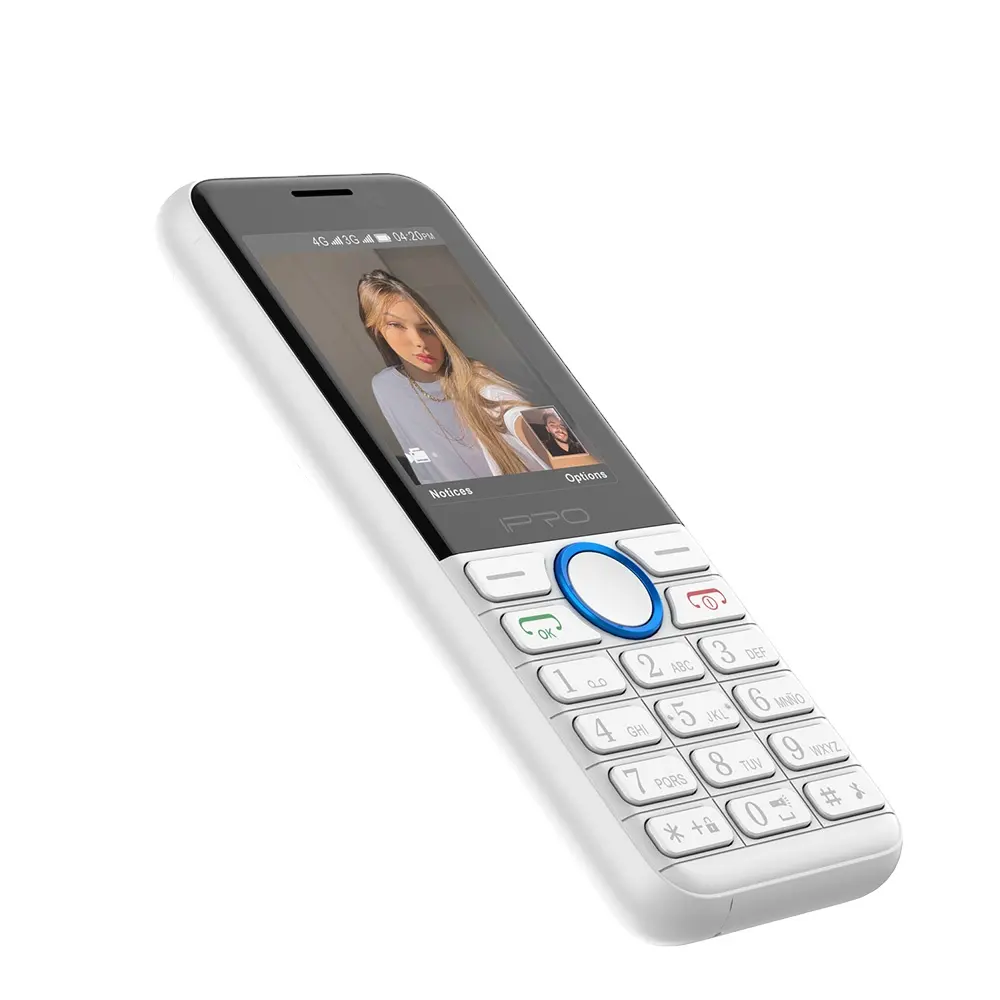 هواتف محمولة رخيصة الثمن للبيع بالجملة هاتف محمول أصلي 2.4 بوصة جيل رابع كايوس واي فاي لوحة مفاتيح هاتف محمول ذكي رخيص الثمن مزود بمميزات هاتف محمول