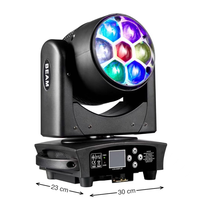 280W DMX512 LED Moving Head Light ZY-MiniB740 Spot Beam Wash für DJ Club Konzert Event