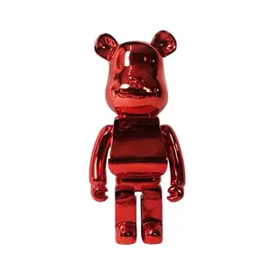 Custom Frp Materiaal 4FT Bearbrick Art Werk Sculptuur