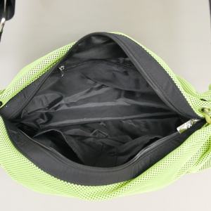 Sacs de voyage décontractés couleur personnalisée à la mode durable polyester PP CORD maille jaune clair pour hommes - Product Image 5