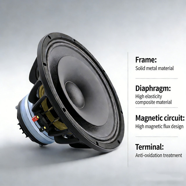 High Performance 15 Inch Coaxial Woofer 75mm Subwoofer Speaker Driver