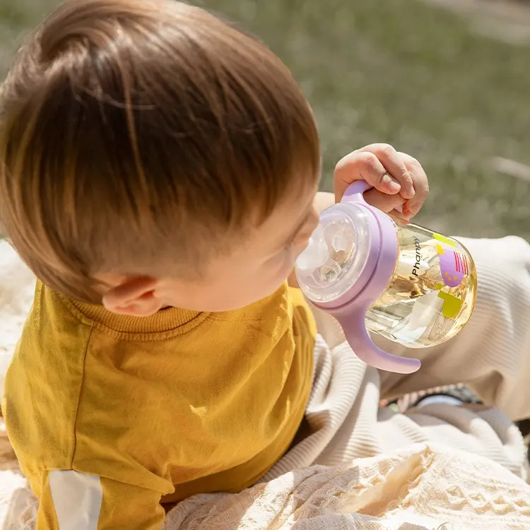 पोर्टेबल 300ml बच्चे को दूध की बोतलें नवीनतम विरोधी Colic कस्टम Mam पेय की बोतल लोगो BPA मुक्त शिशु PPSU पानी की बोतल आपूर्तिकर्ताओं