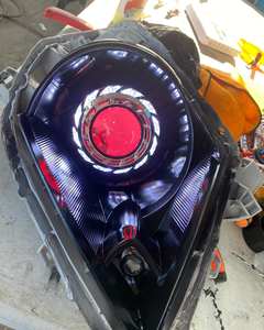 Lampu Depan <span class=keywords><strong>Angel</strong></span> Eye RGB Berkinerja Tinggi untuk Kustomisasi Mobil, Cincin <span class=keywords><strong>Halo</strong></span> LED Multi-Warna, Tahan Air, Universal - Product Image 1