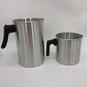 Supercandle Faible MOQ 1.2L 1.8L 3.0L Pot à cire pour la fabrication de bougies en aluminium avec emballage personnalisé - Product Image 4