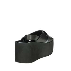 Sandalo con Zeppa da Donna Alberto Guardiani Nero Stile Platform - Product Image 3