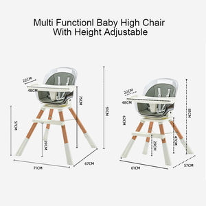 เก้าอี้สูงสำหรับเด็กหัดเดินปรับได้พร้อมถาดสำหรับใช้ในโรงเรียน - Product Image 5