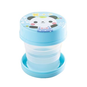 Portable Foldable Water Bottle Telescopic Drinking Cup Random Cartoon Pattern Two Piece Set Outdoor Travel Use - Product Image 4