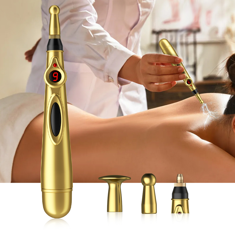 Rechargeable Point Massager Electronic Acupuncture Pen