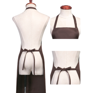 Tabliers noirs unis personnalisables en gros <span class=keywords><strong>pour</strong></span> <span class=keywords><strong>cours</strong></span> <span class=keywords><strong>de</strong></span> peinture, cadeaux promotionnels professionnels, tablier <span class=keywords><strong>de</strong></span> bricolage unisexe réglable et imperméable - Product Image 3