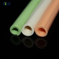 Pailles en silicone de qualité alimentaire, colorées, ouvrables, faciles à nettoyer, réutilisables, personnalisables