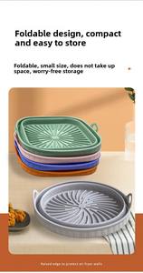 <span class=keywords><strong>COSORI</strong></span>-Bandeja Rectangular de Silicona para Hornear para Freidora de Aire, Accesorio de Cocina PARA EL Hogar, Compatible con Alfombrilla Metálica de Silicona, 8.5L - Product Image 6