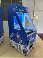 Machine de jeu à monnayeur MAKER bleue/noire avec fonction bonus, machine de jeu d'arcade à monnayeur