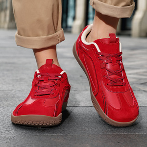 Nouvelles Chaussures de Danse Décontractées en Cuir Végétalien PU Léger à Lacets Édition Largeur Standard pour Hommes et Femmes - Product Image 3