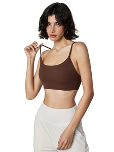 Sujetador deportivo para mujer <span class=keywords><strong>Wow</strong></span>, Top de Yoga transpirable, Correa fina para el hombro, almohadilla para el pecho, absorción de golpes, ropa interior de Pilates para Fitness que combina con todo - Product Image 5