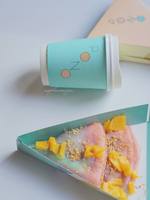 Emballage de boulangerie recyclable, emballage alimentaire jetable à emporter, boîte en papier pour anniversaire, donuts, pâtisserie, gâteau, sushi, gaufres, crêpes, biscuits
